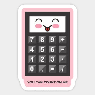 Count On Me! Sticker